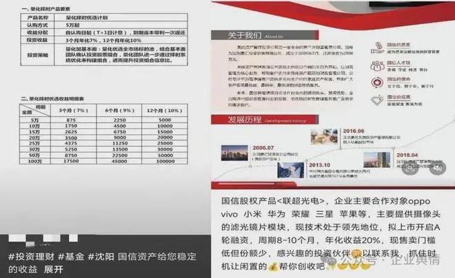 沈阳国信资产管理有限公司销售固定收益理财产品 涉嫌非法集资(图2)