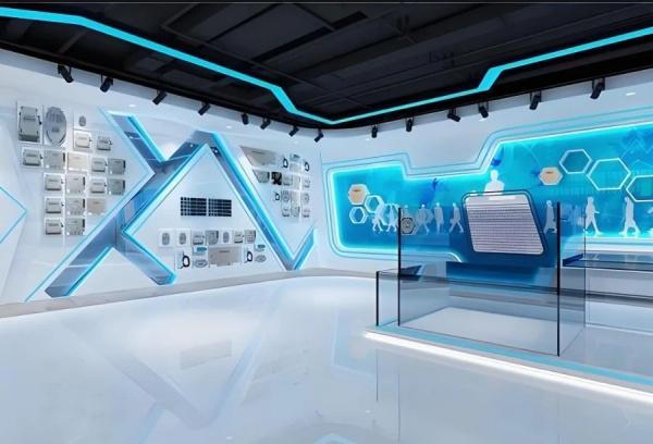 企业办公展厅设计案例推荐-深圳信可威(图2)