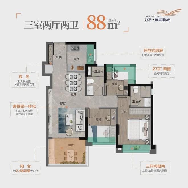 ⚡热搜好房｜万科黄埔新城官方售楼处发布：打造理想品质生活！(图8)